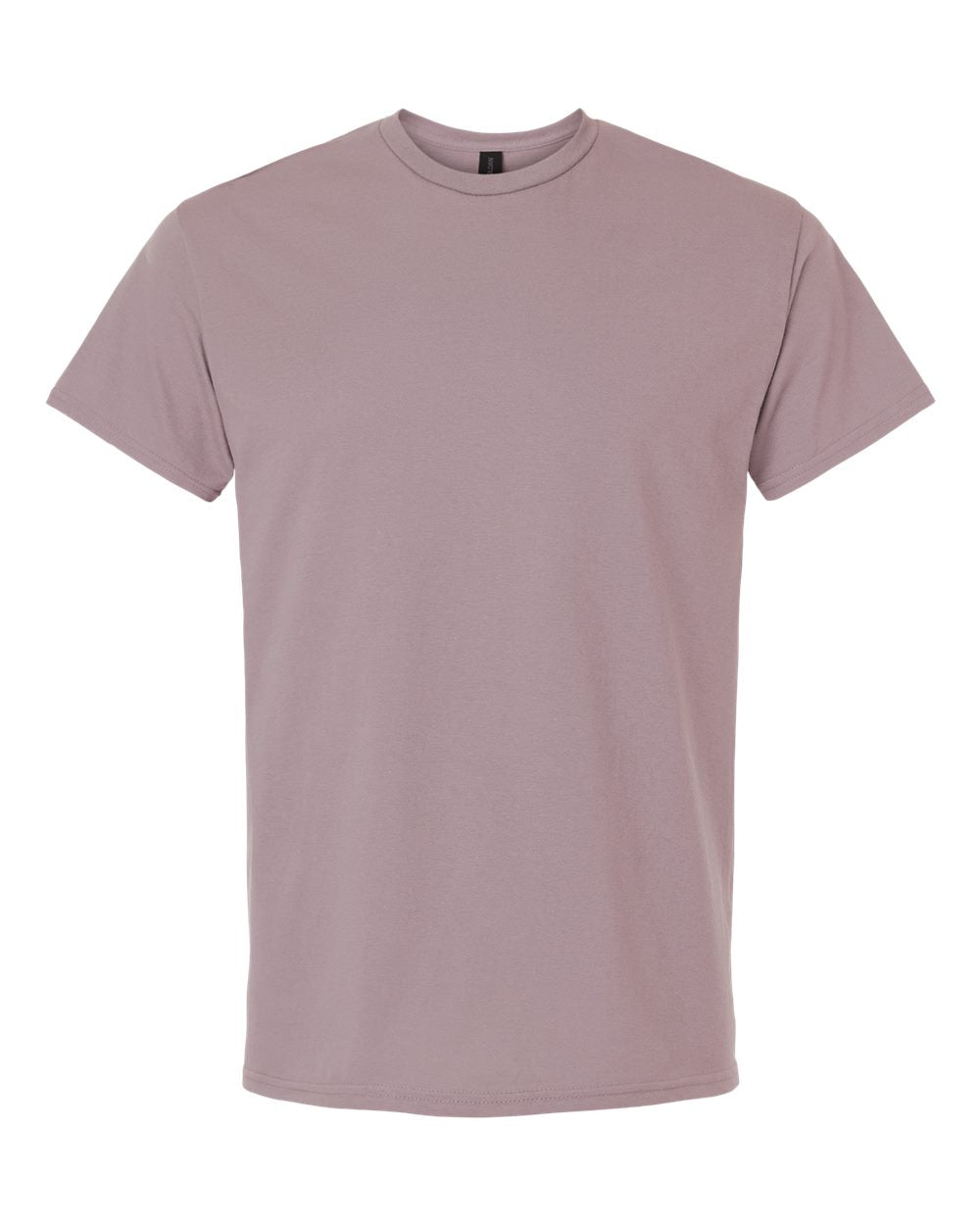 White Gildan 3000 unisex light cotton T-shirt displayed flat with short sleeves and crew neck.