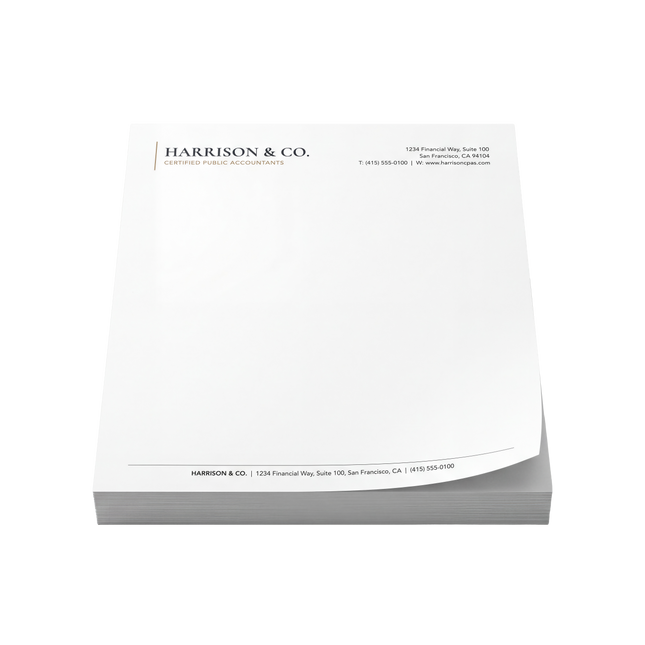 Custom Premium Opaque Letterheads