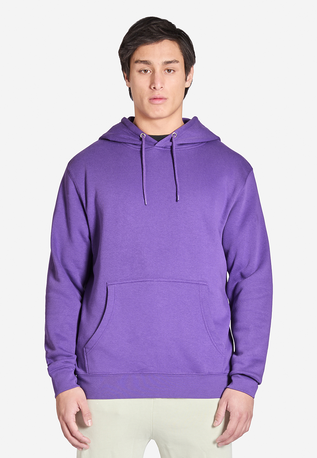 Varaprint premium pullover hoodie in soft fabric, featuring a comfortable fit and casual style, shown in a front view.