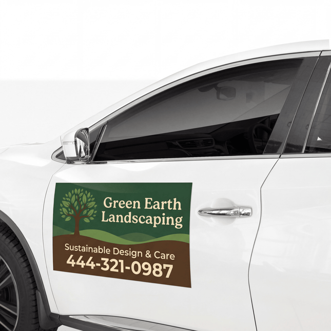 Varaprint custom magnets featuring vibrant designs on a metal surface, ideal for personalization or decorative use.