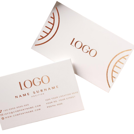Elegant MSI Print silk lamination business card with luxurious silk fabric texture and sophisticated design.