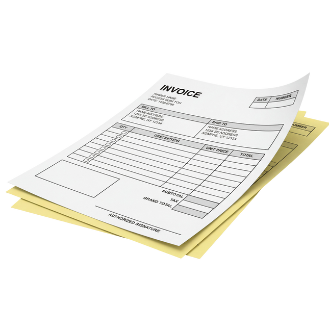 Custom 2-Part NCR Forms