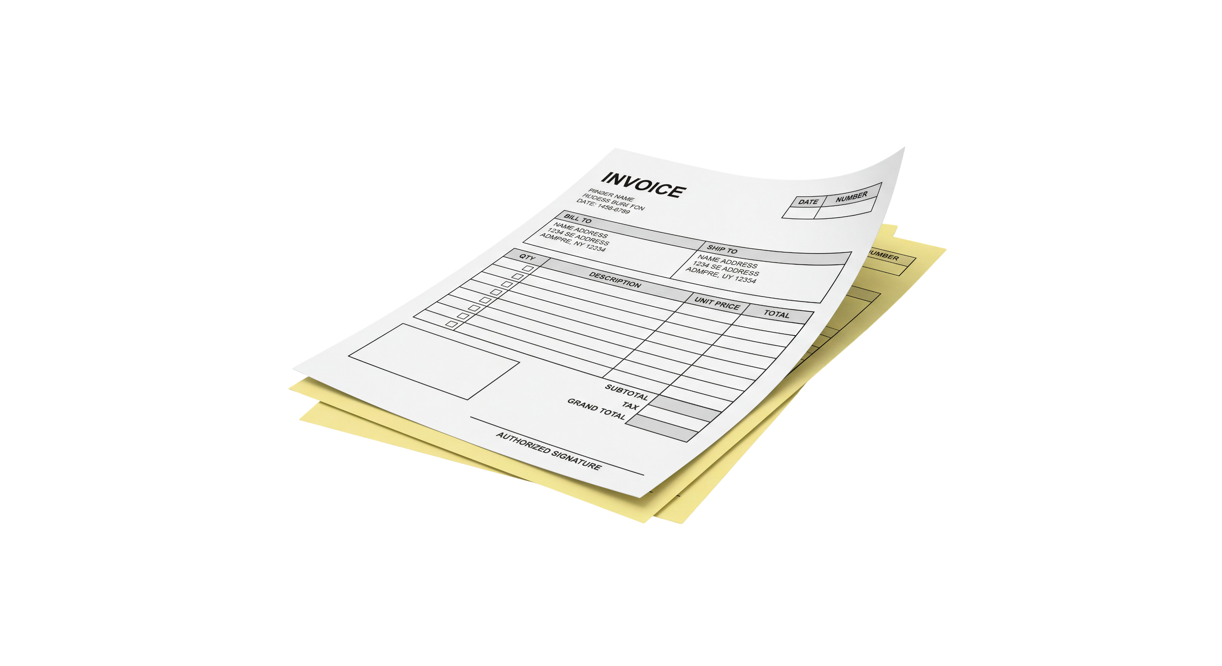 Custom 2-Part NCR Forms