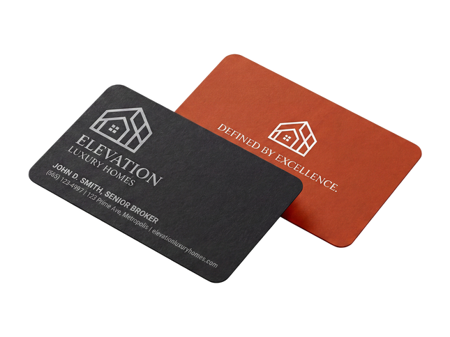 Rounded Corner Business Cards