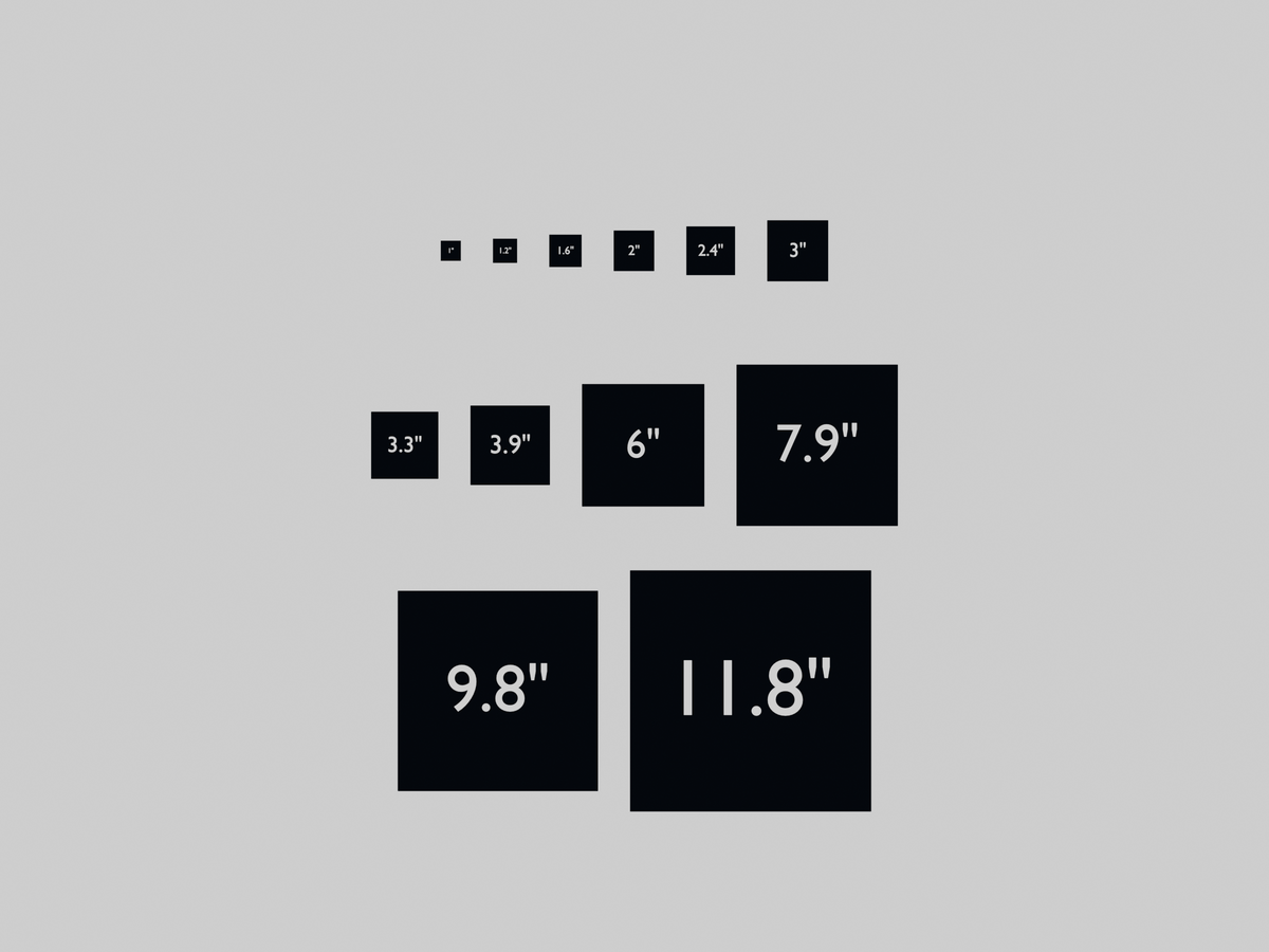 Custom Square Roll Labels