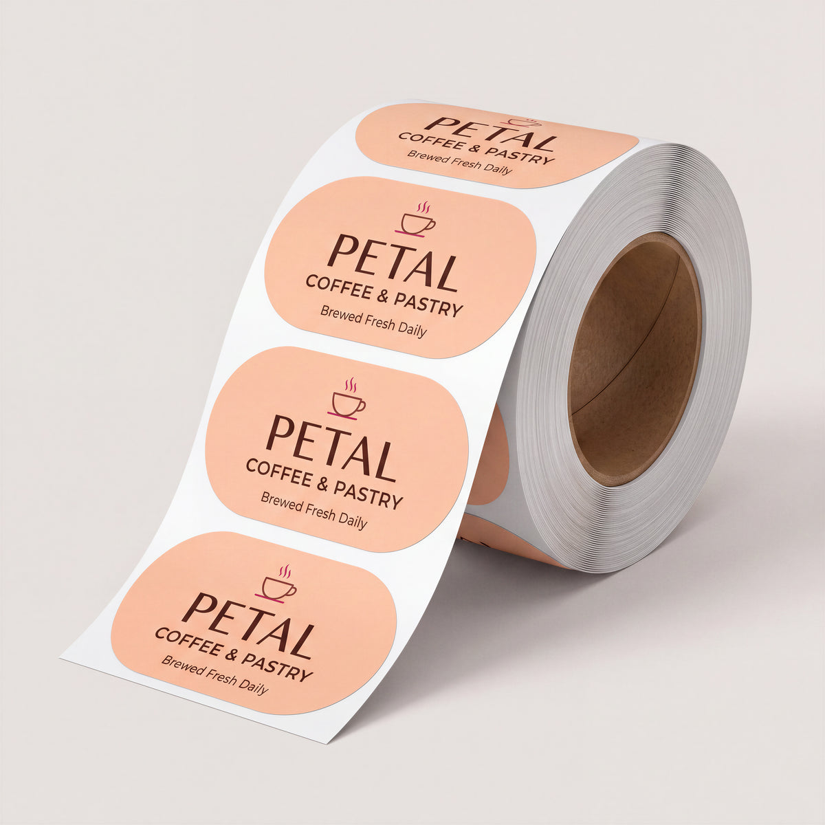 Custom Oval Roll Labels