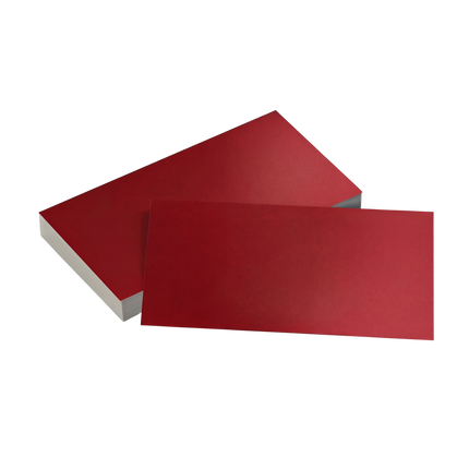 Raised Spot UV suede business cards by Varaprint showing textured design with glossy embossed accents on cream-colored cards.