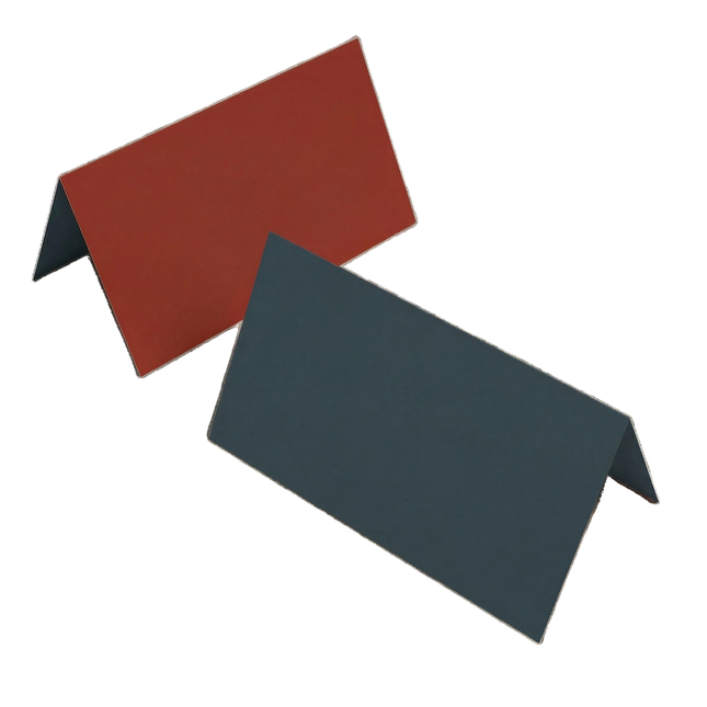 Varaprint fold-over business cards showcasing sleek, professional design with a clean fold and customizable front and back surfaces.