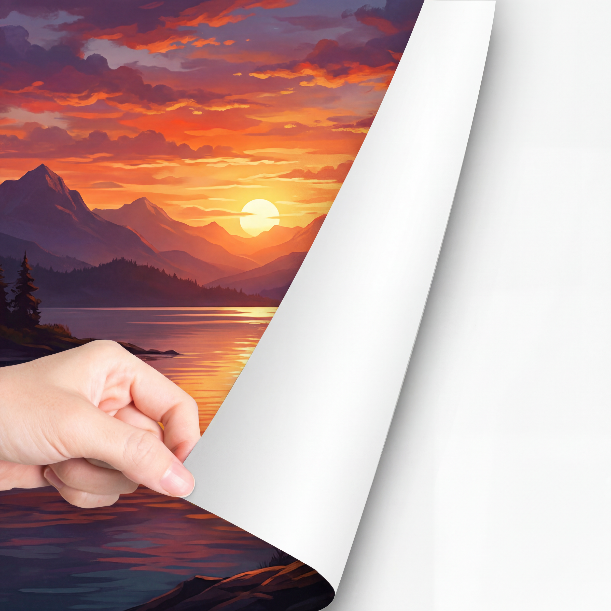 Varaprint adhesive vinyl sheet with a smooth, glossy surface suitable for crafting and decorative projects.