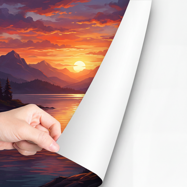 Varaprint adhesive vinyl sheet with a smooth, glossy surface suitable for crafting and decorative projects.