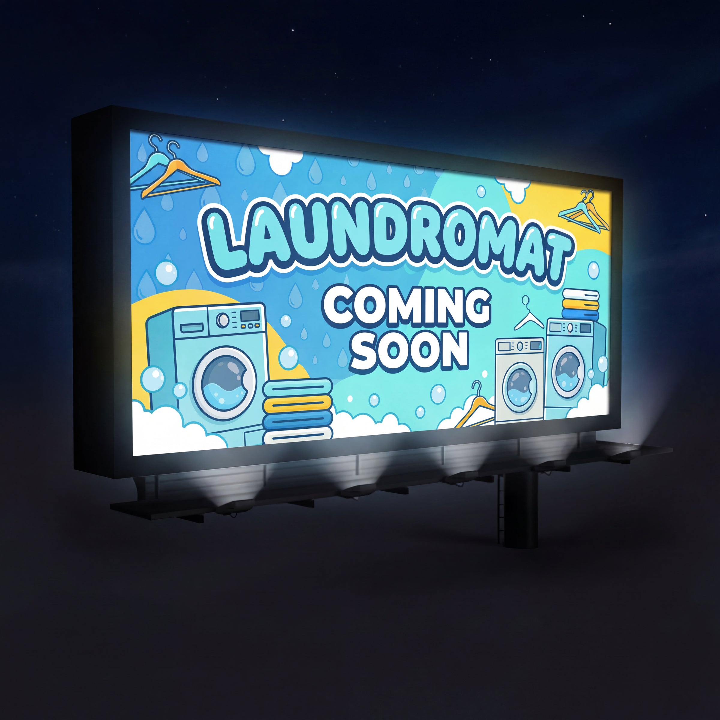 Backlit banner by Varaprint displaying vibrant colors and sharp graphics on a large rectangular banner for promotional use.